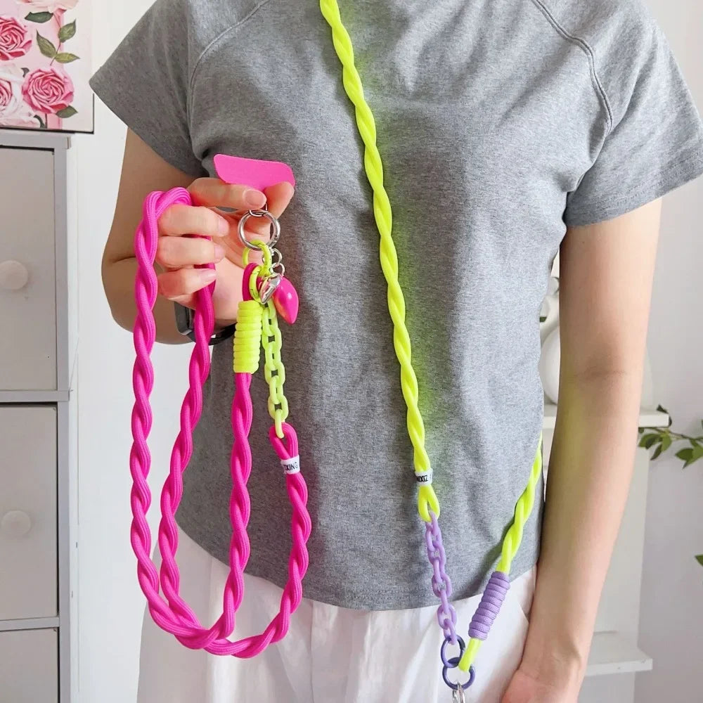 Universelles Handy-Lanyard mit Herz Anhänger Damen