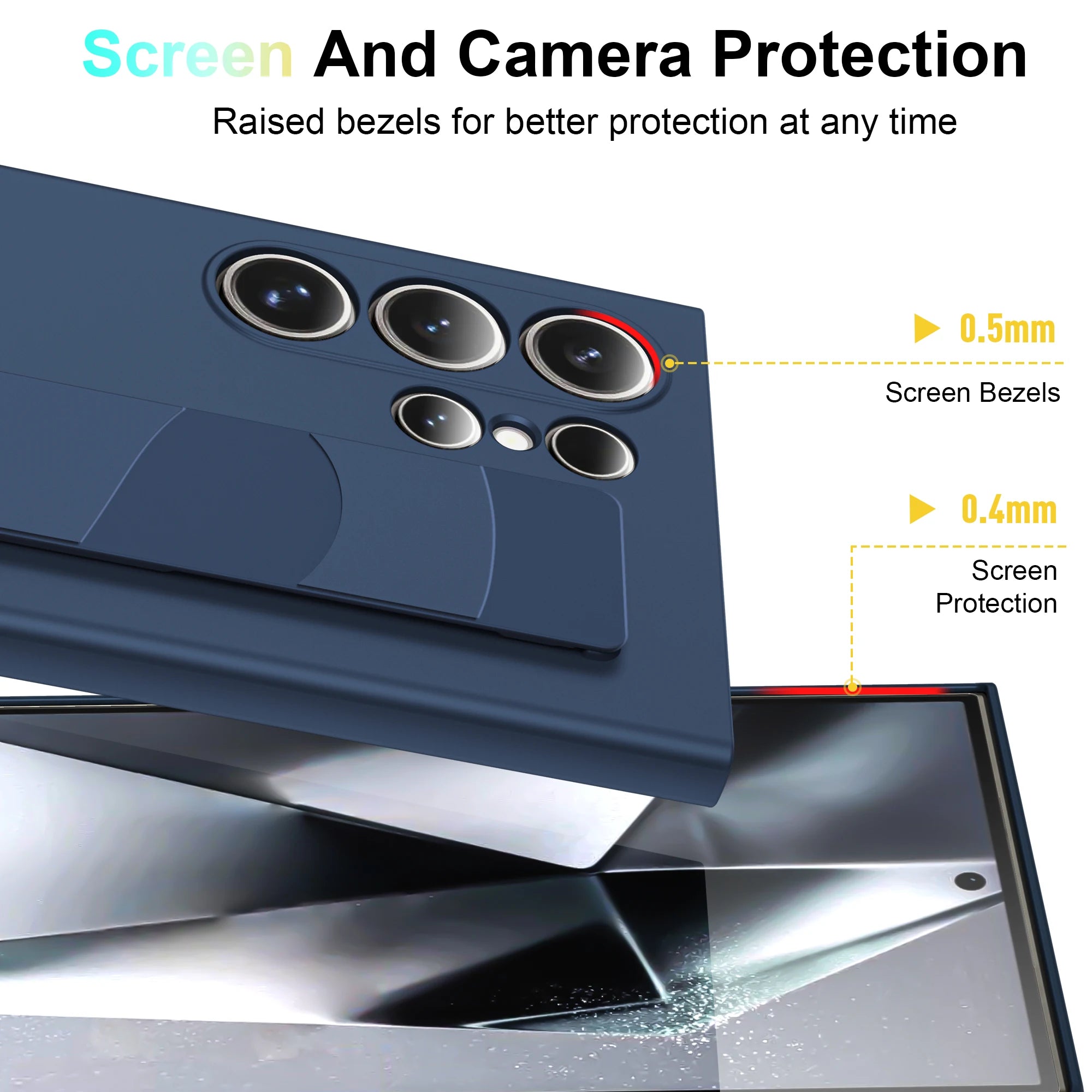 Matte Handyhülle mit Handschlaufe für Samsung S25