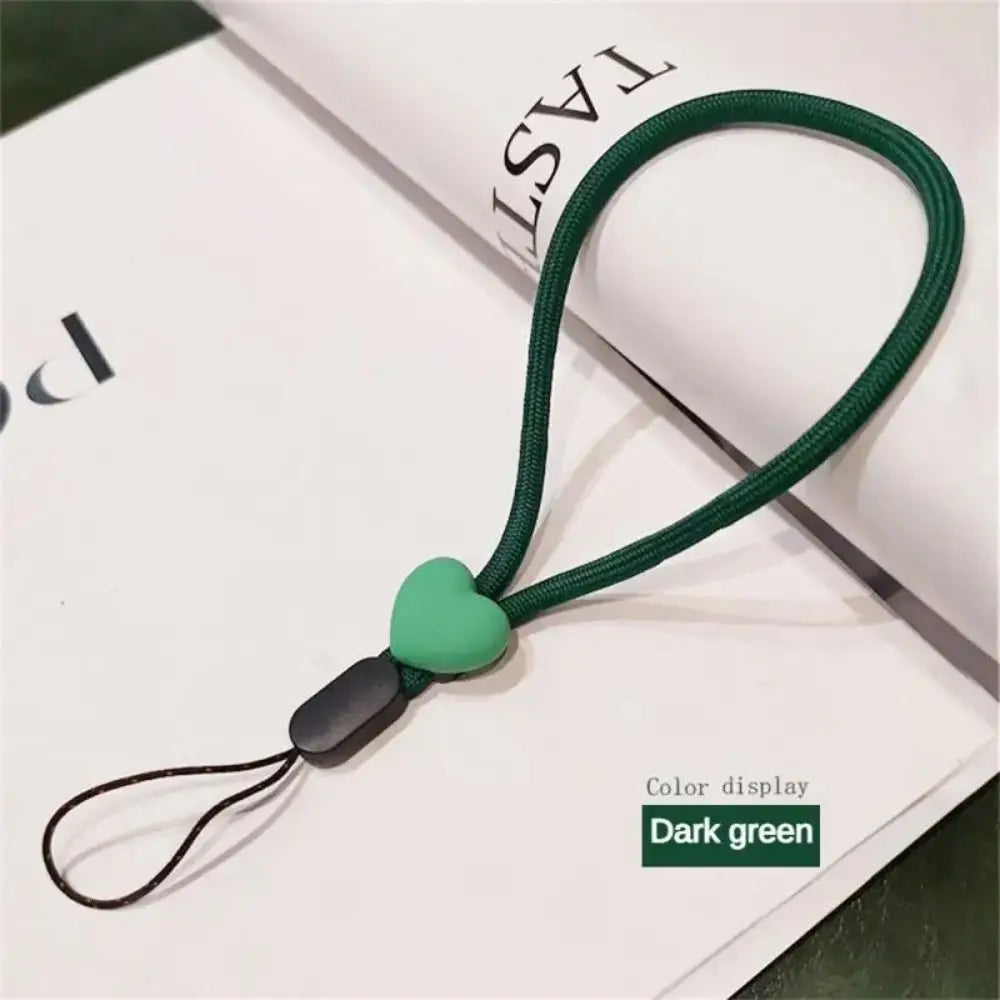 Verstellbarer Handy Lanyard mit Herz – Kurz & Bunt