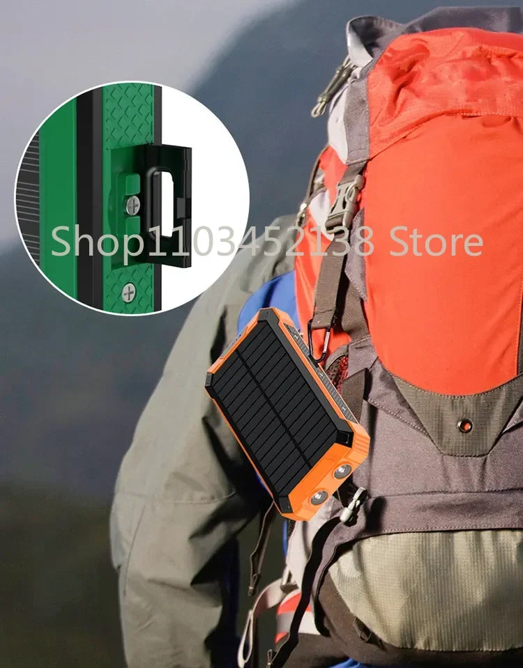 Solar Powerbank 20000mAh waterproof with Type-C