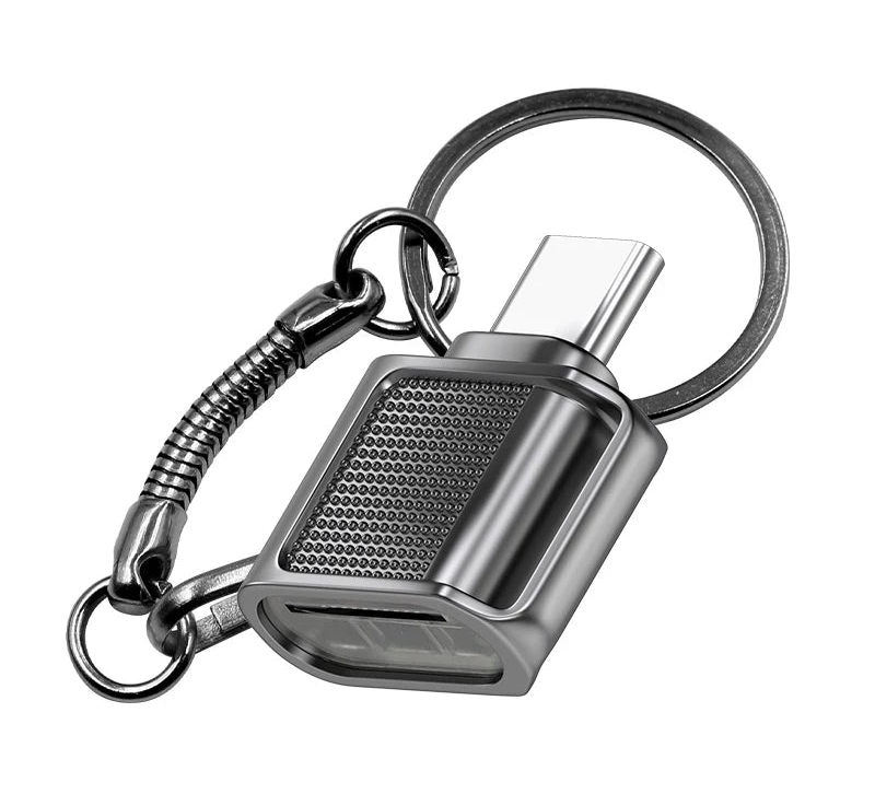 Metall Lightning & USB-C Kartenleser SD TF