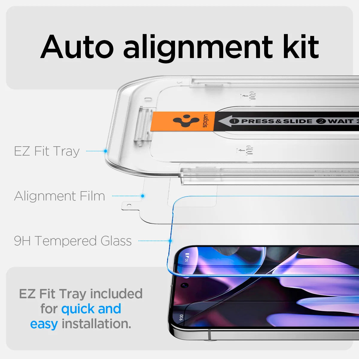 EZ Fit Glass Screen Protector for Google Pixel 9-10 Pro XL