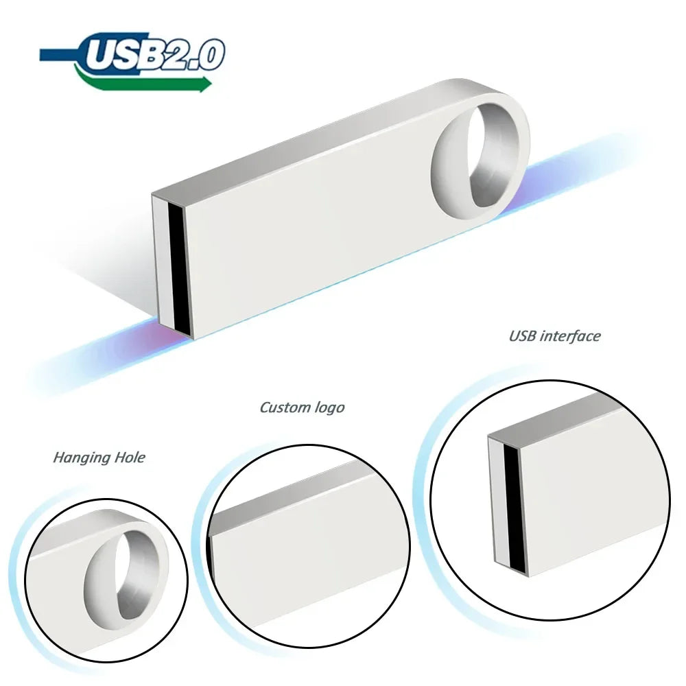 Neues USB-Flash-Laufwerk 64 GB Silber