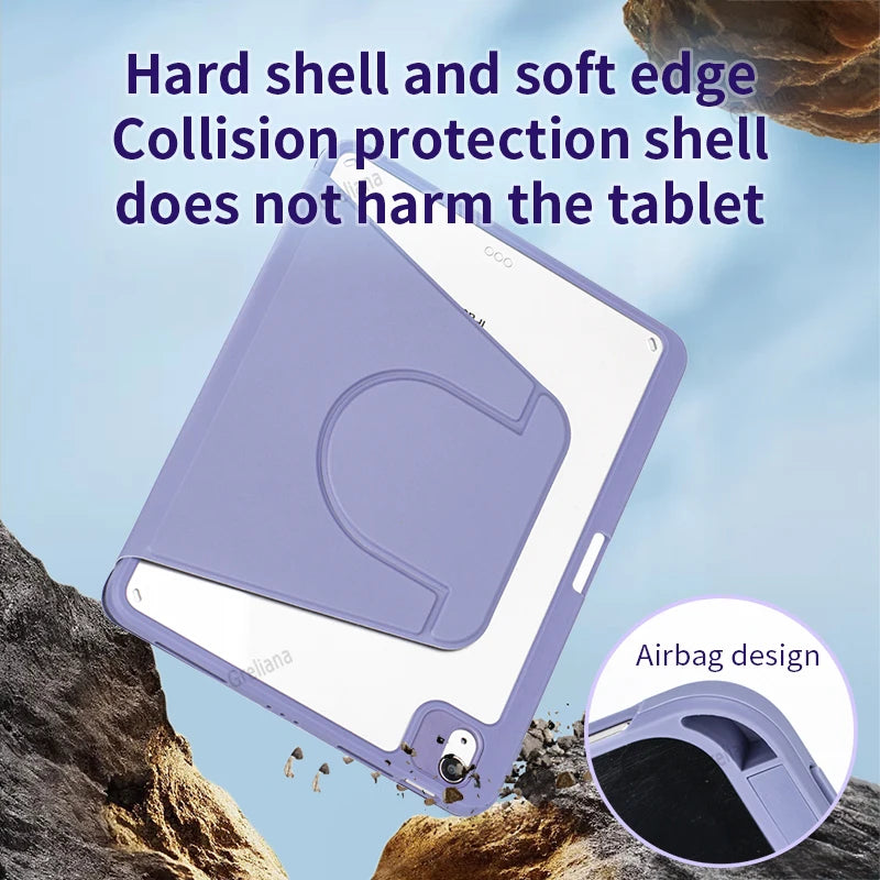 Étui magnétique rotatif pour iPad