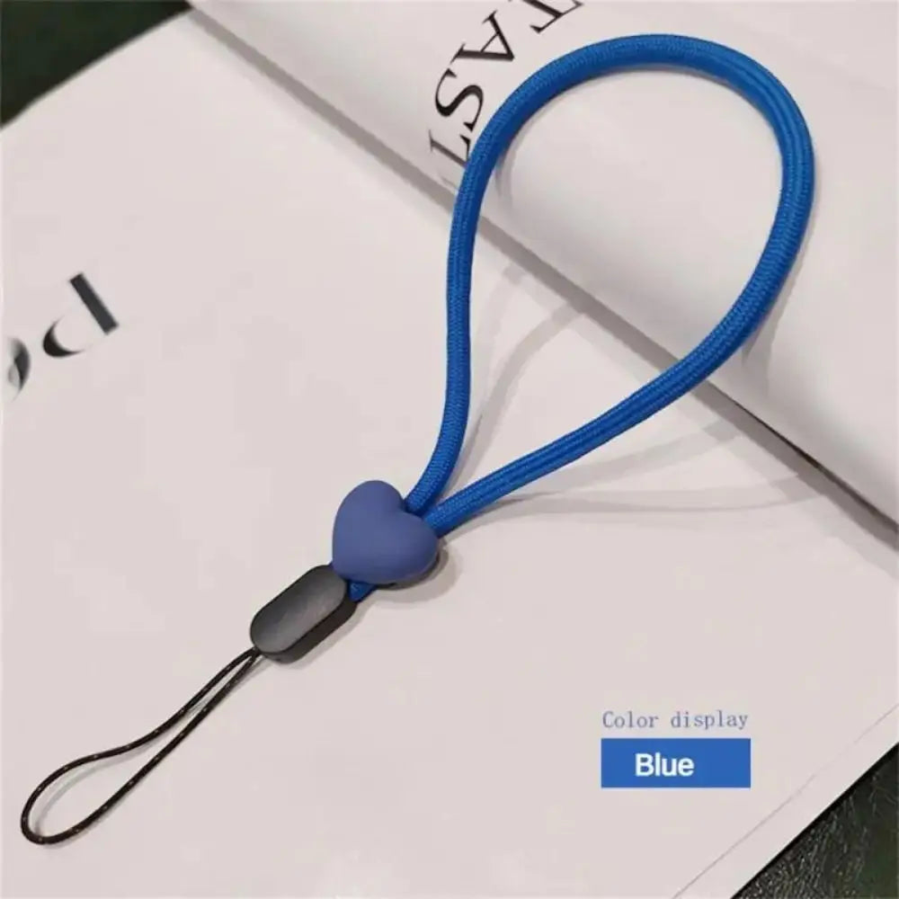 Verstellbarer Handy Lanyard mit Herz – Kurz & Bunt