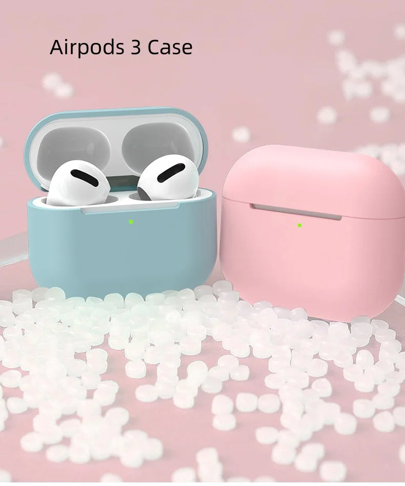 Weiche Silikon Airpods Hülle Schutzcase