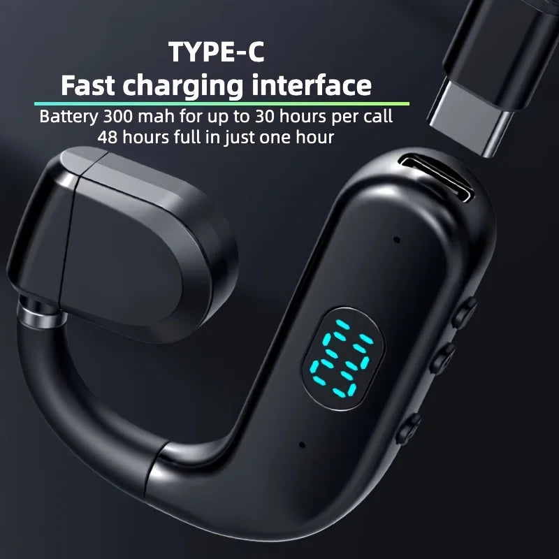 Kabelloses Open-Ear-Headset mit Mikrofon