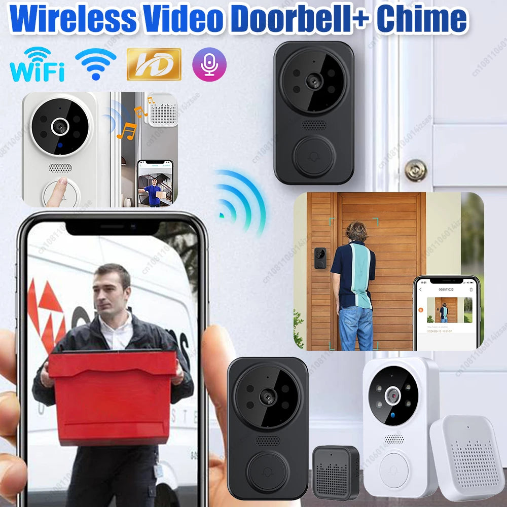 1080P WLAN Türklingel mit Kamera & 2-Wege-Audio