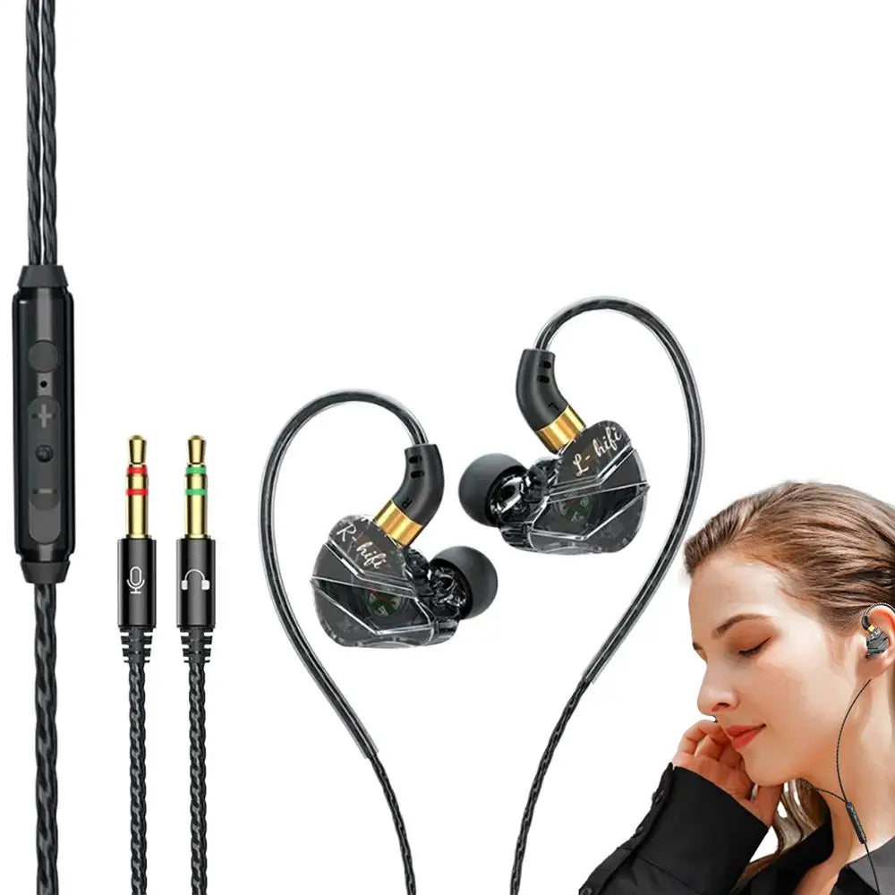 2-in-1 In-Ear-Kopfhörer mit Mikrofon