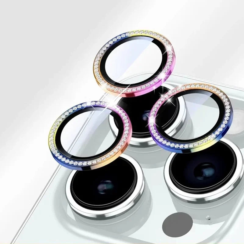 Glitzernde Diamant Kamera Schutz Hülle für iPhone 17