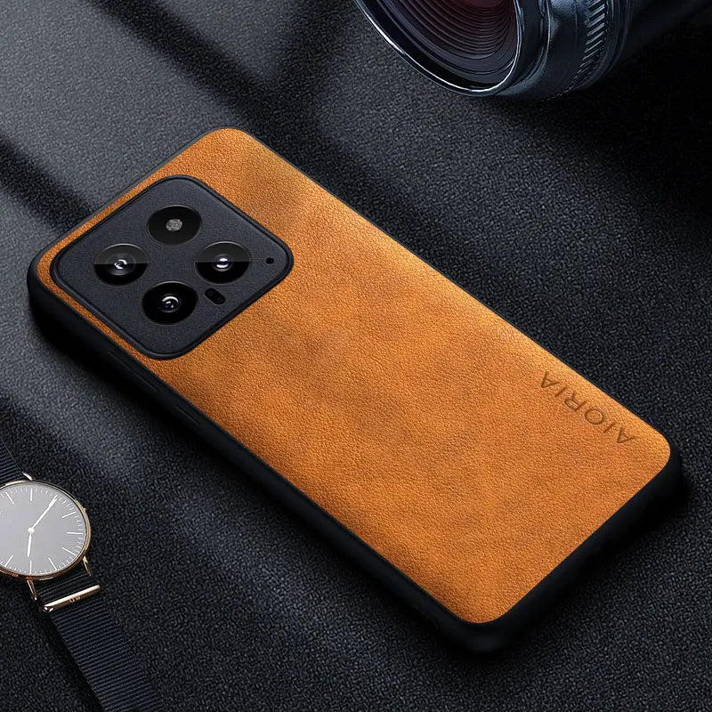 Premium Lederhülle für Xiaomi 14 Serie