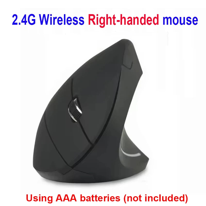 Ergonomische vertikale Bluetooth-Maus, kabellos, wiederaufladbar