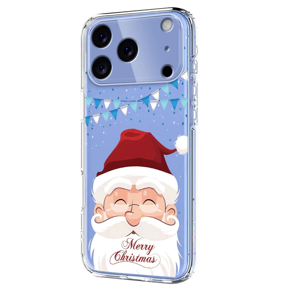 Transparent Christmas phone case for Google Pixel