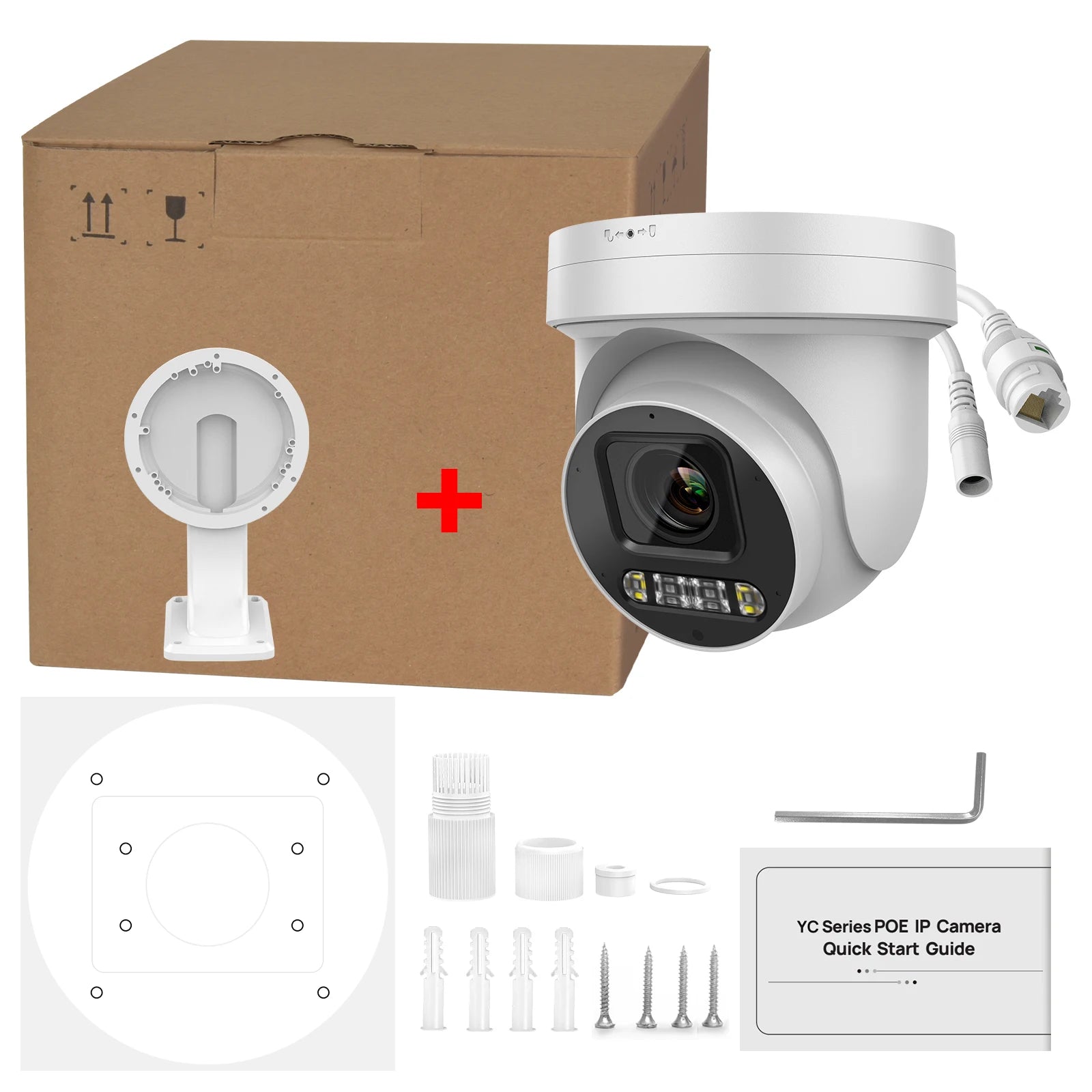 8MP PTZ IP Kamera 5X Zoom Outdoor mit POE