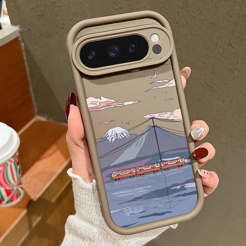 Einfarbige TPU-Hülle Pixel 8 7 Pro 9 XL