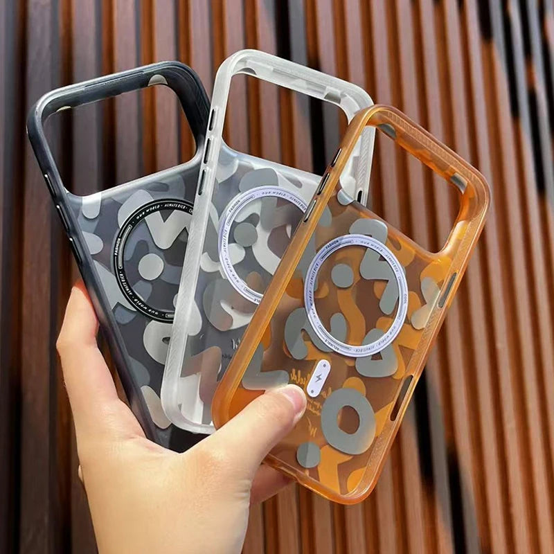 Matte Magnet-Hülle für iPhone 17 Pro Max Graffiti