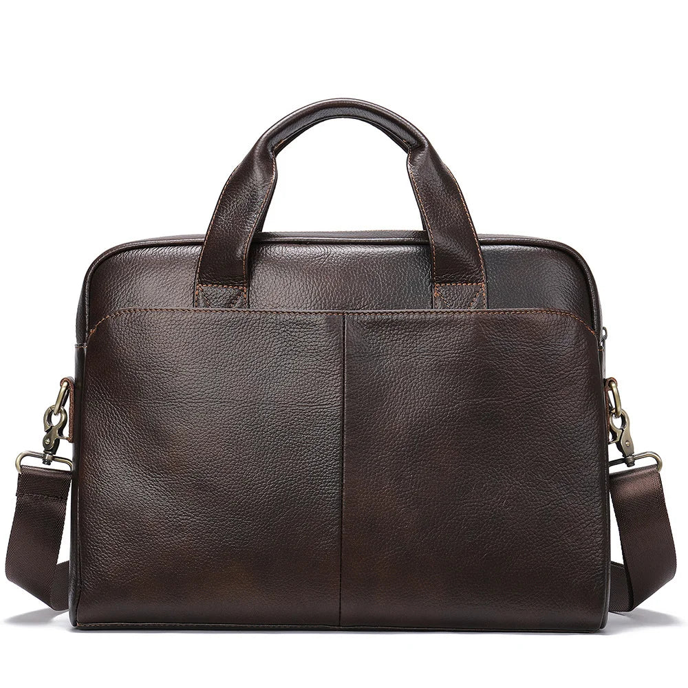 Genuine Leather Men's Laptop Bag 14-15 inch