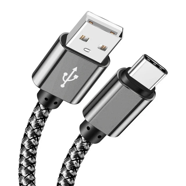 USB A auf Typ C Schnellladekabel Nylon
