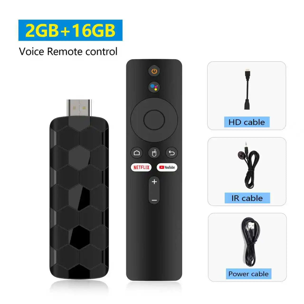 Android 14 TV Stick R3+ 4K Streaming Media