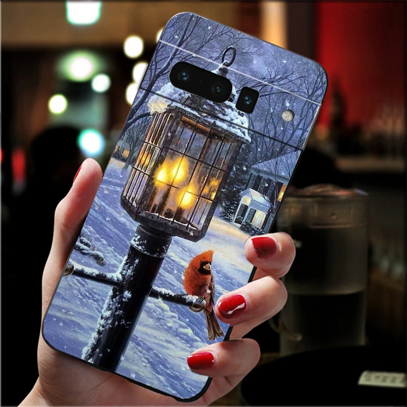 Winter TPU Hülle für Google Pixel 8 9 und 10 Schutz und Design