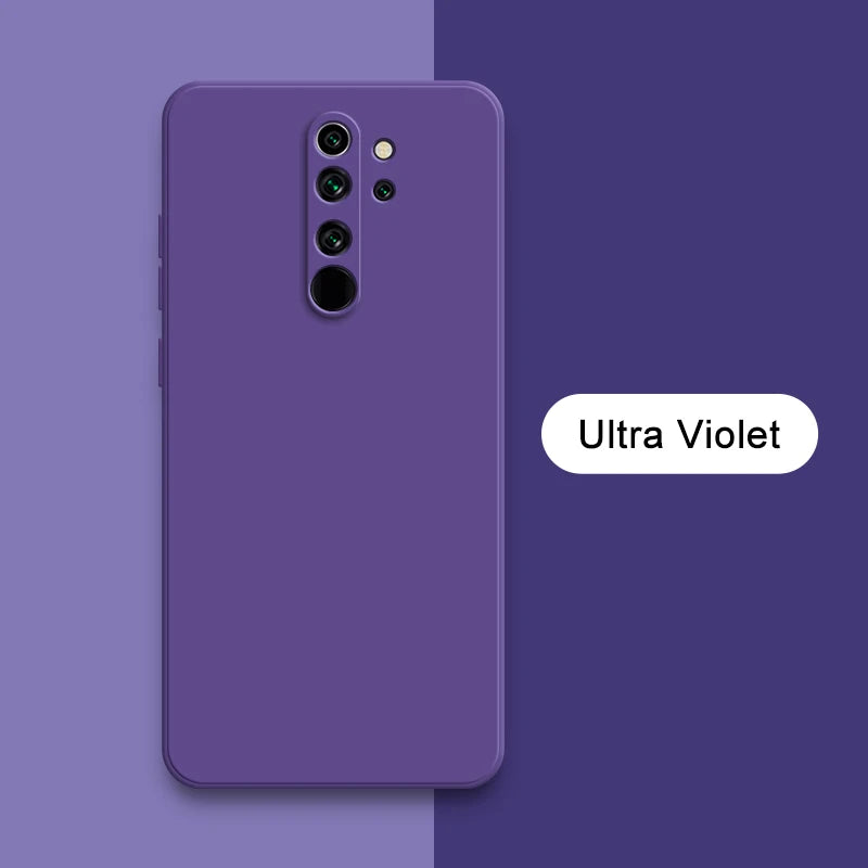 Quadratische Silikonhülle Redmi Note 8 Pro