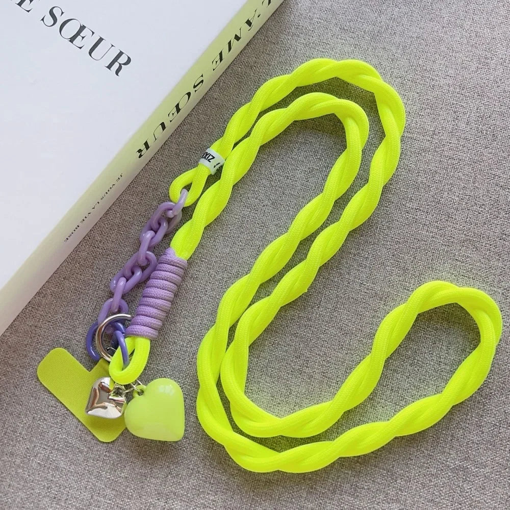 Universelles Handy-Lanyard mit Herz Anhänger Damen
