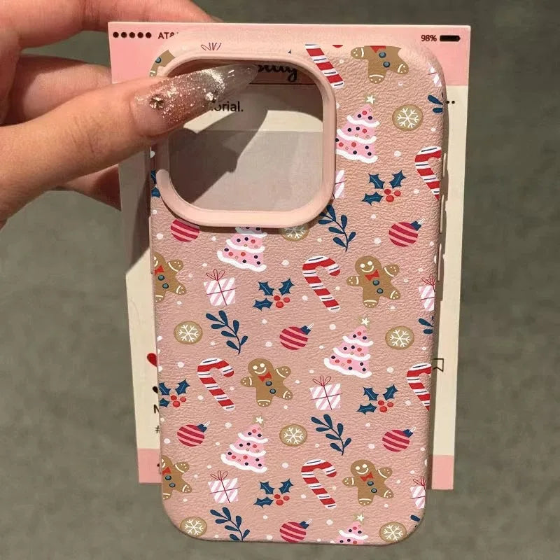 Weihnachts Lebkuchen Silikonhülle für iPhone 17