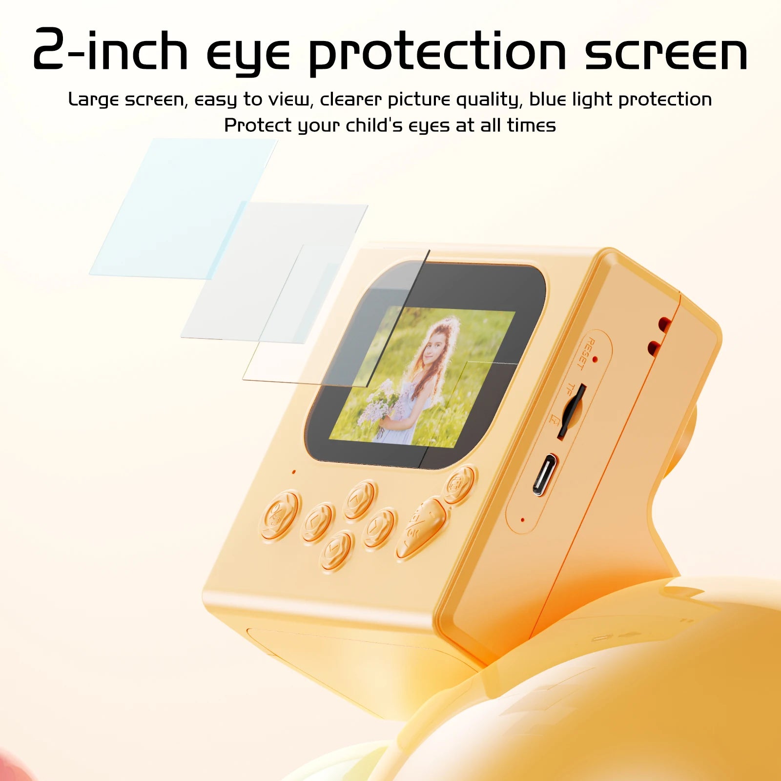 Kinderkamera Sofortbild 1080P HD 48MP Spielzeug