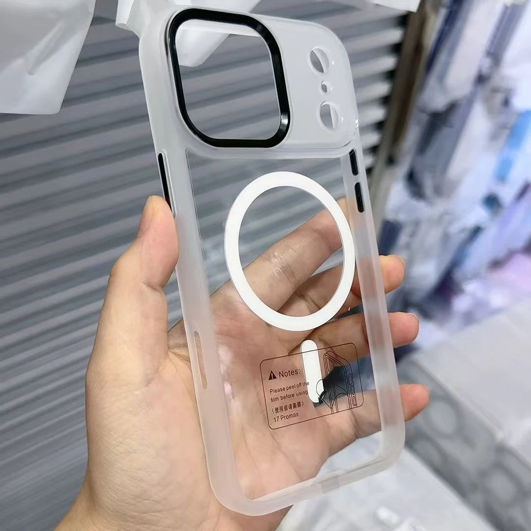 Magnethülle mit Metallrahmen für iPhone 17