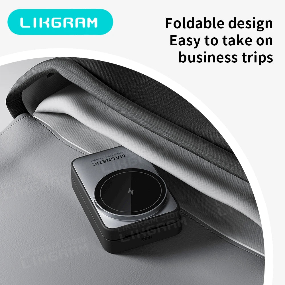 Magnetisches 3-in-1 Ladegerät mit Nachtlicht für iPhone