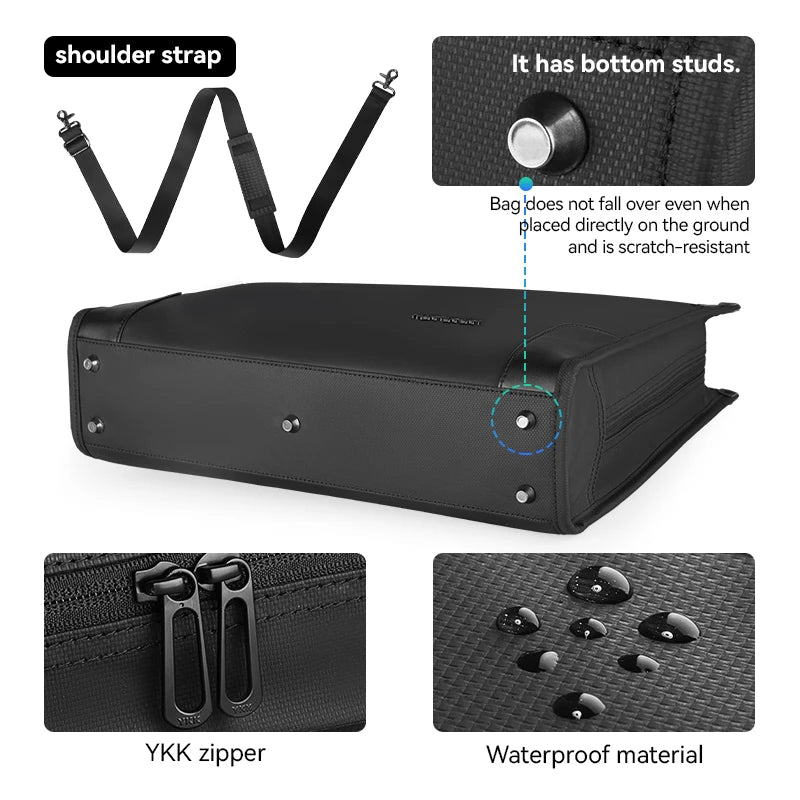 Business-Umhängetasche aus PU-Leder