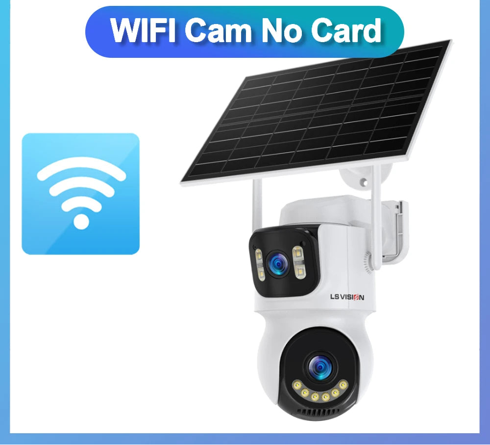4K 4G WiFi Solarkamera mit 10X Zoom und Auto Tracking