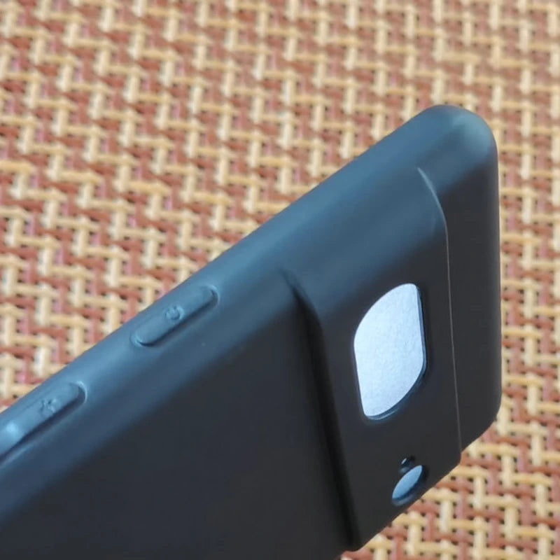 Coque en silicone TPU pour Pixel 7 Pro, noir mat