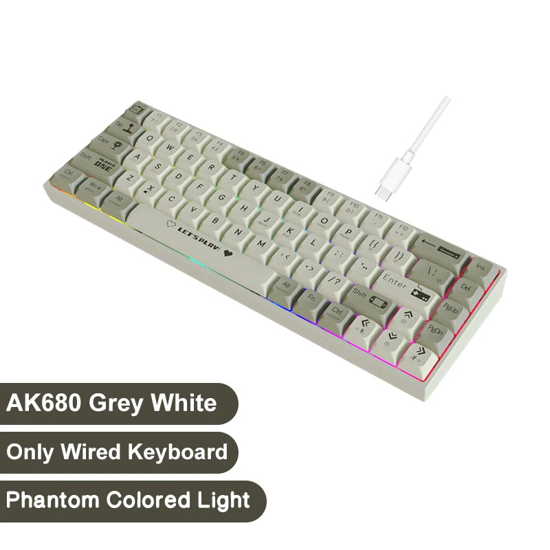 AJAZZ AK680 mechanical 68-key keyboard