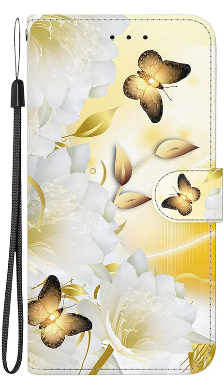 Stand Flip Wallet Hülle für Samsung Galaxy S25 Cartoon