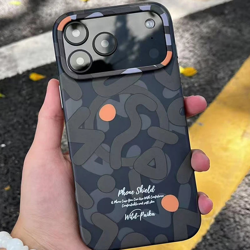 Matte Magnet-Hülle für iPhone 17 Pro Max Graffiti