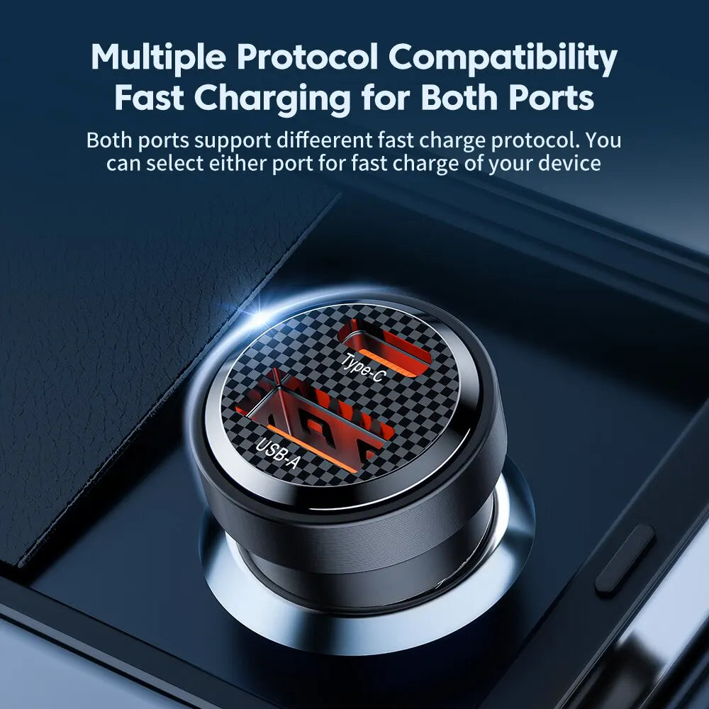 30W QC PD 3.0 USB-C Autoladegerät