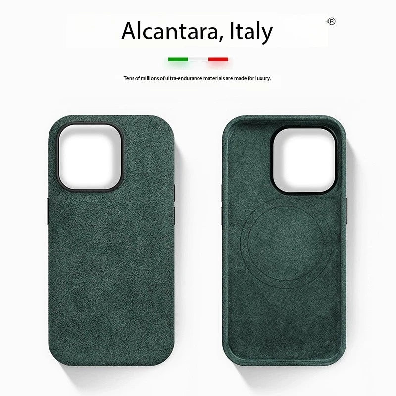 Alcantara Hülle für iPhone 17 Pro Max mit MagSafe