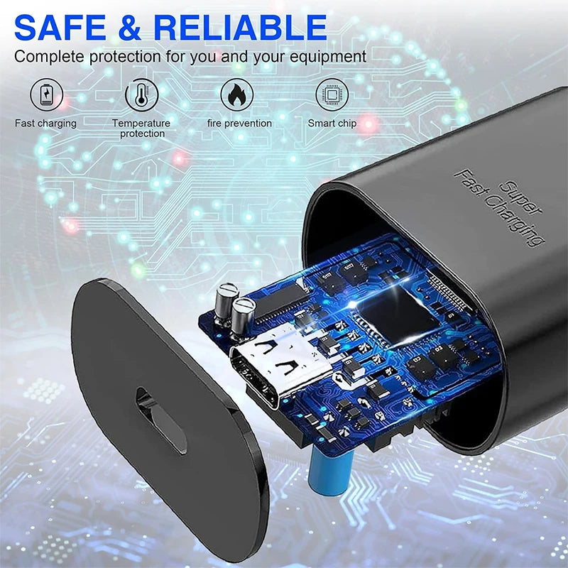 Chargeur rapide USB-C 25 W avec câble