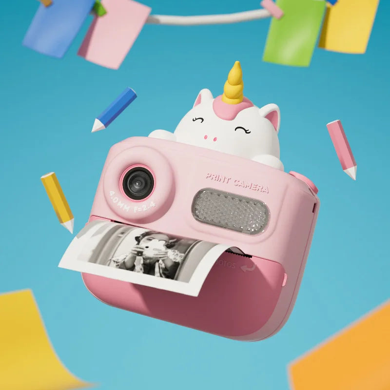 Kinderkamera Mini Sofortdruck tragbar HD Lernspielzeug