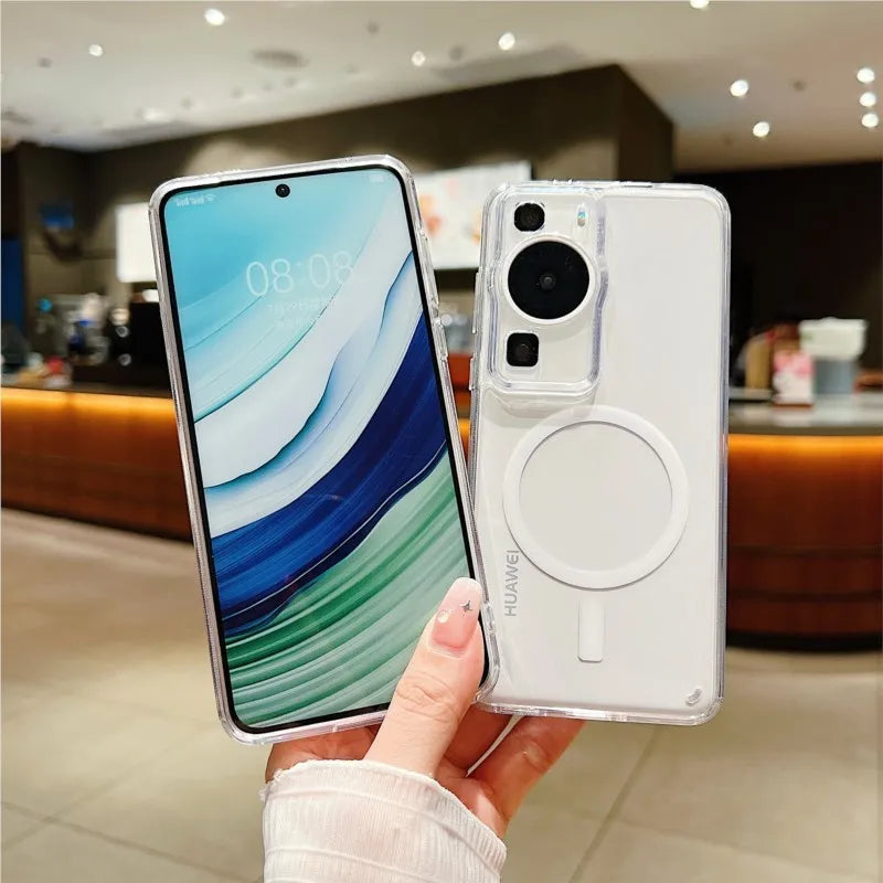 Transparente Magnet-Hülle für Xiaomi & Redmi