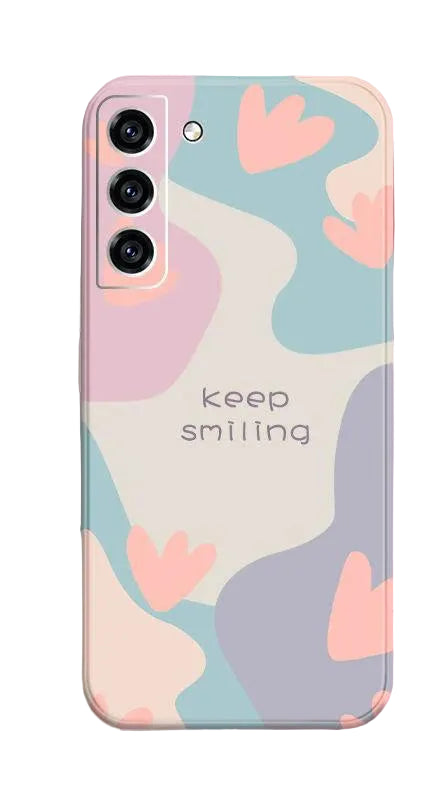 Cartoon Blumenhülle für Galaxy S & A-Serie