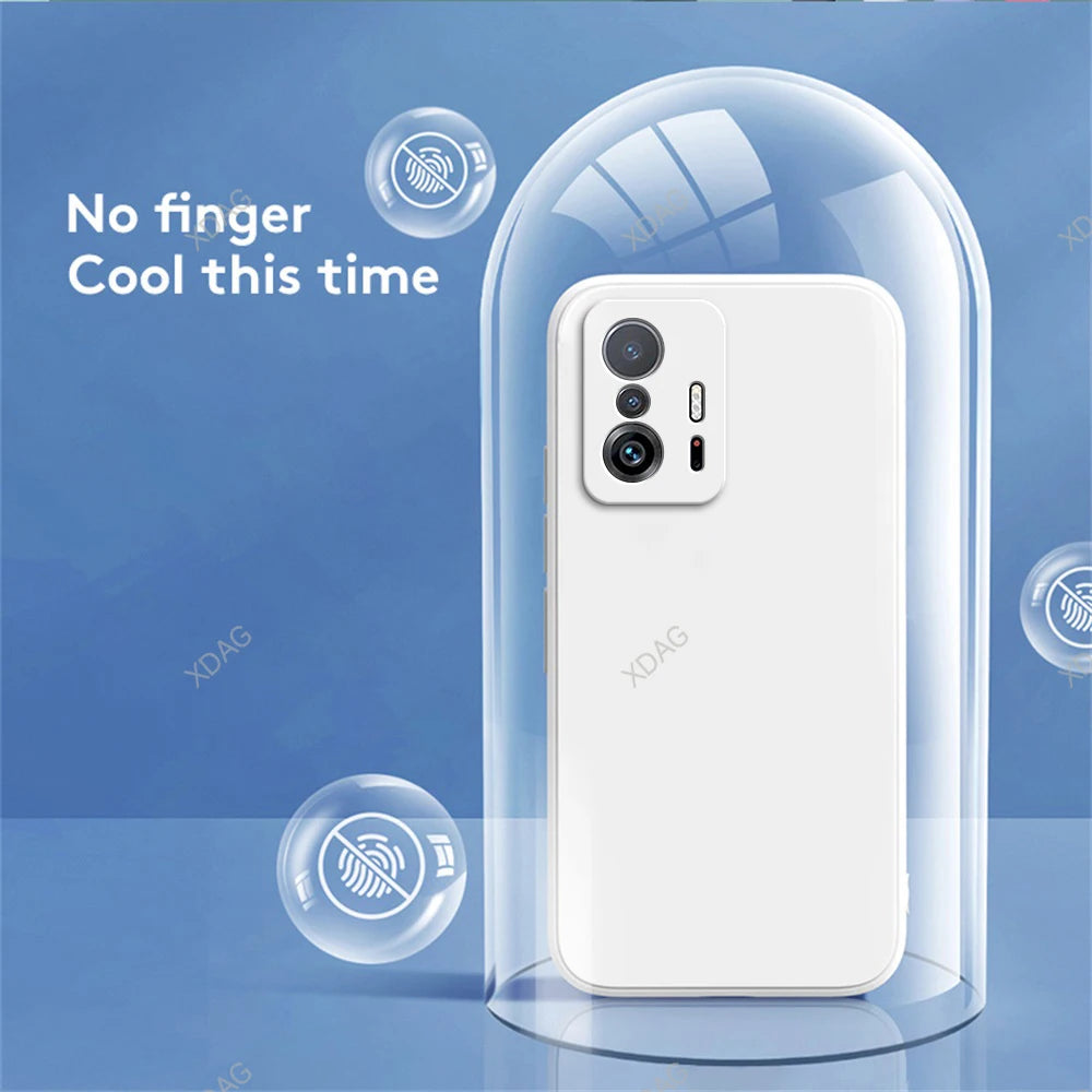 Halb-Hülle aus Flüssigsilikon Xiaomi 11T Pro