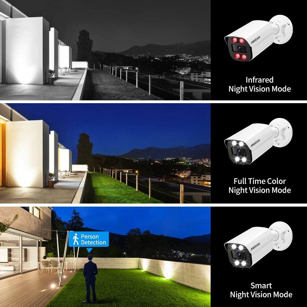Neue 4K 8MP POE IP Kamera Outdoor Audio
