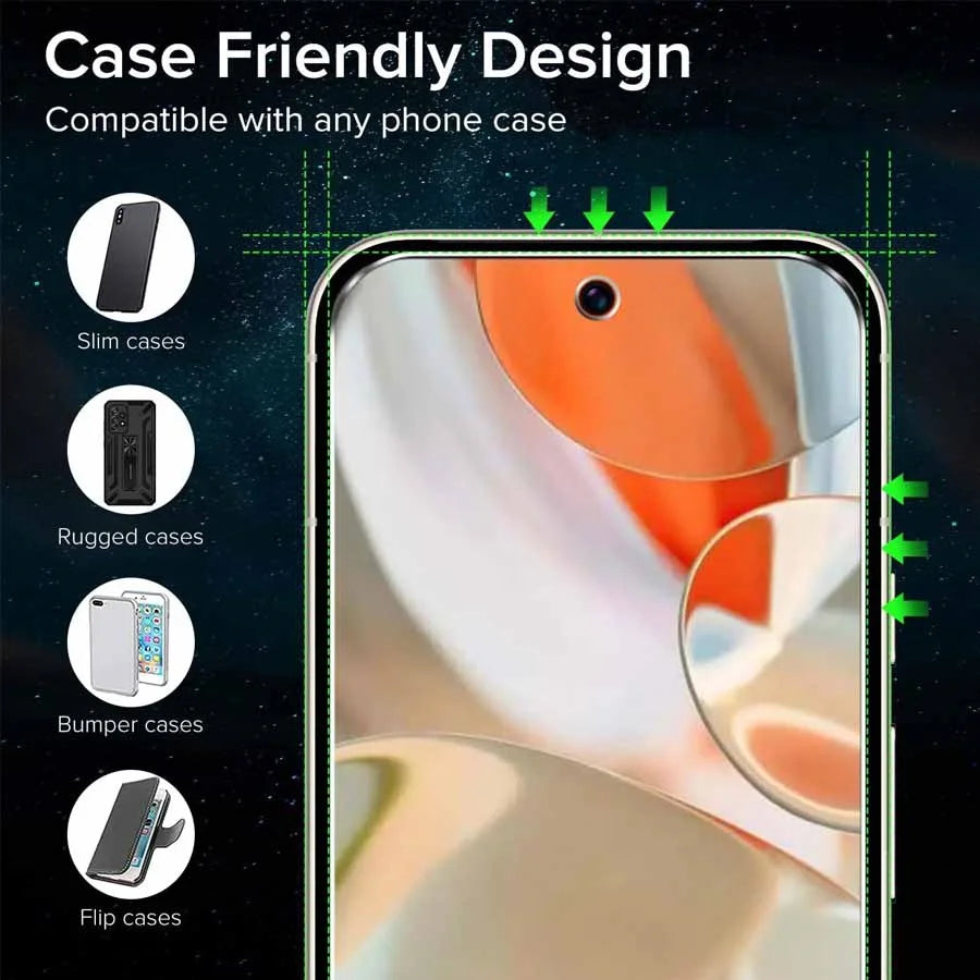 2er Set Panzerglas für Google Pixel Modelle