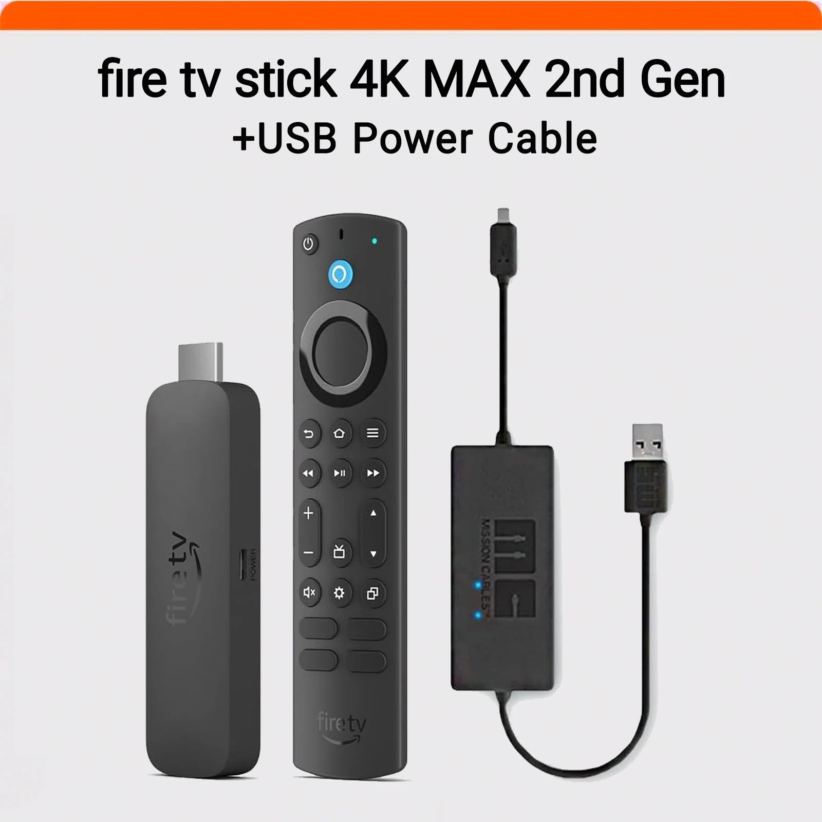 4K MAX streaming TV stick with Wi-Fi 6E support