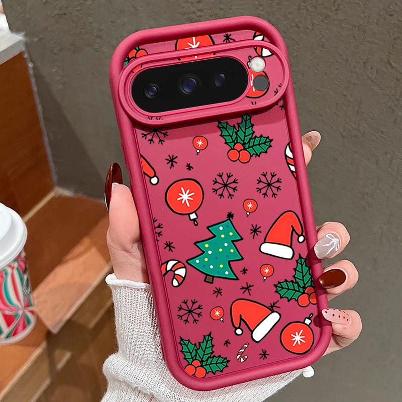 Cute Christmas phone case for Google Pixel