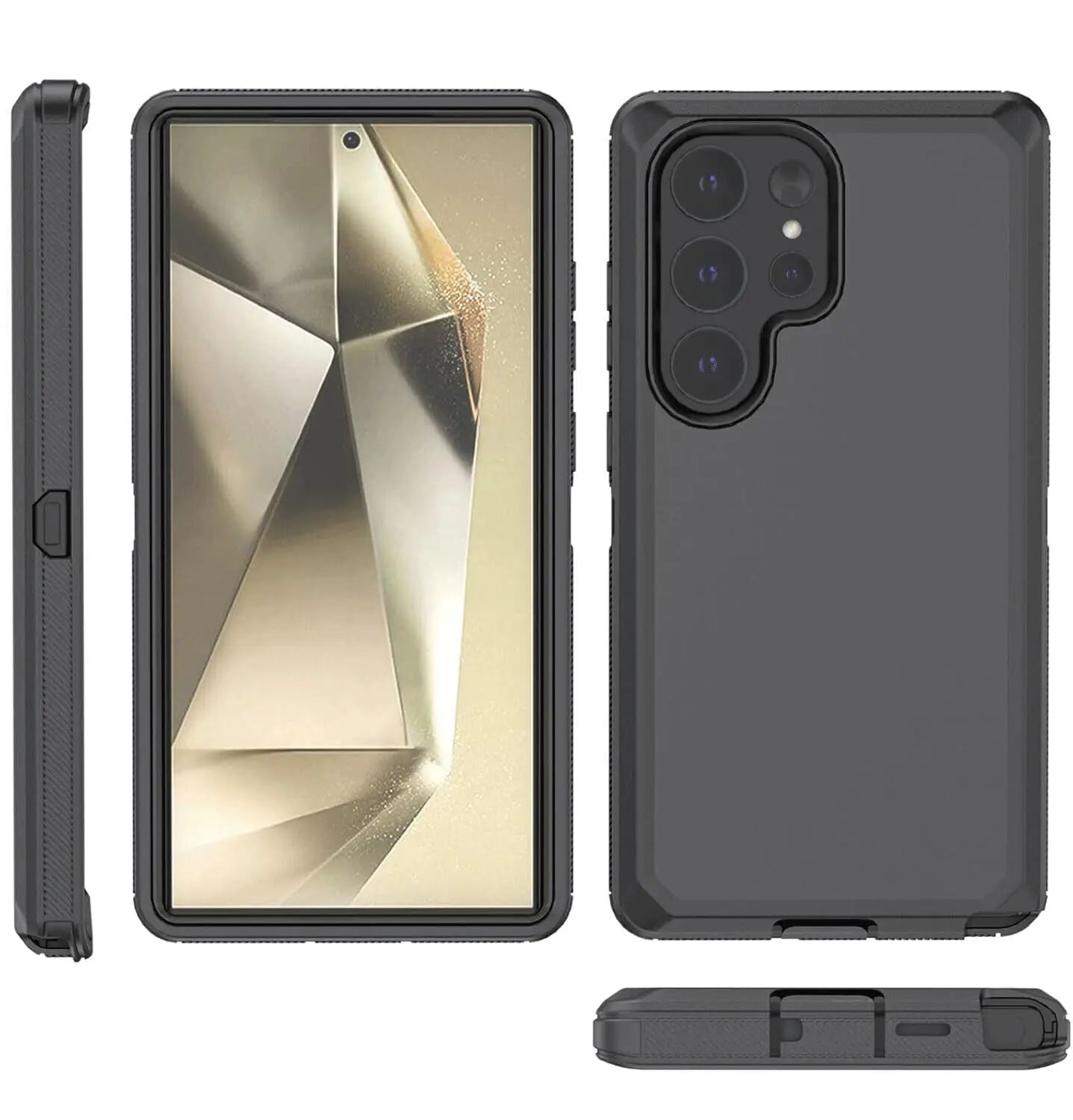 Für Galaxy S25–S20 Hülle mit Gürtelclip & Schutz