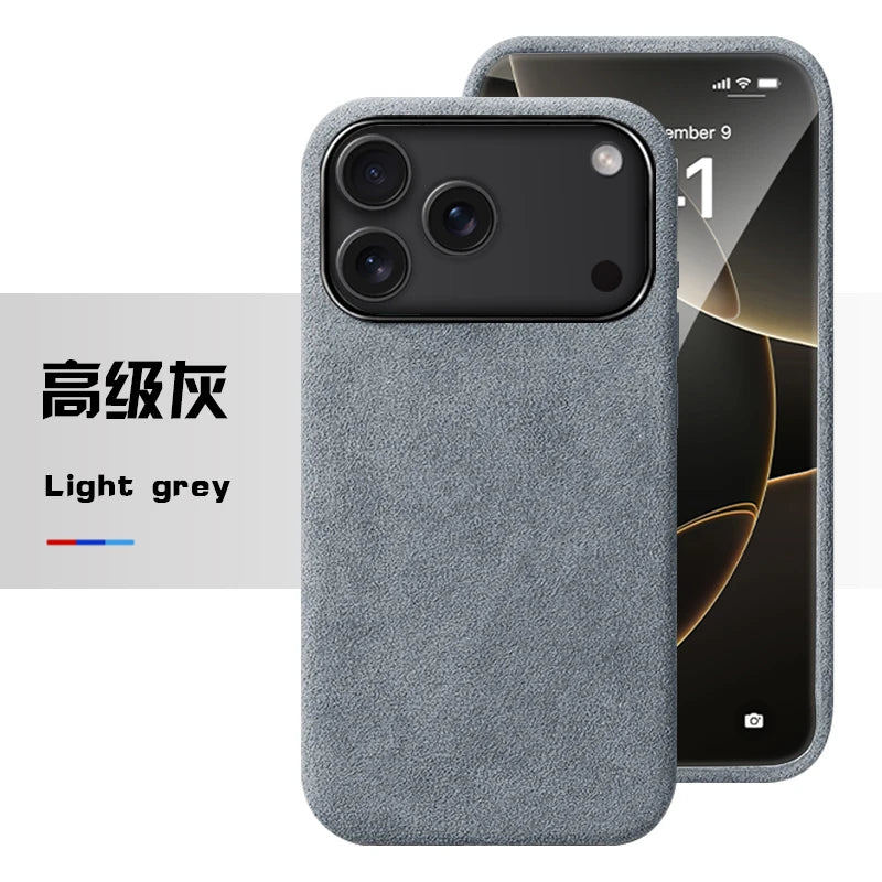 MagSafe Alcantara Ledertasche für iPhone 17 Pro