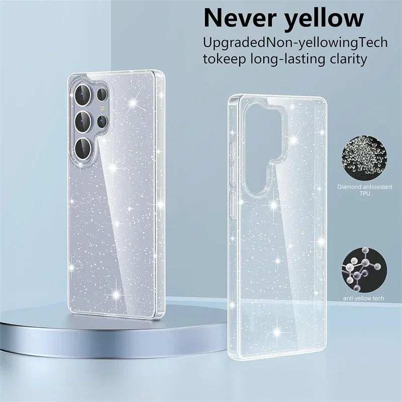 Glitzer Bling Soft Case für Samsung Galaxy S25 Ultra